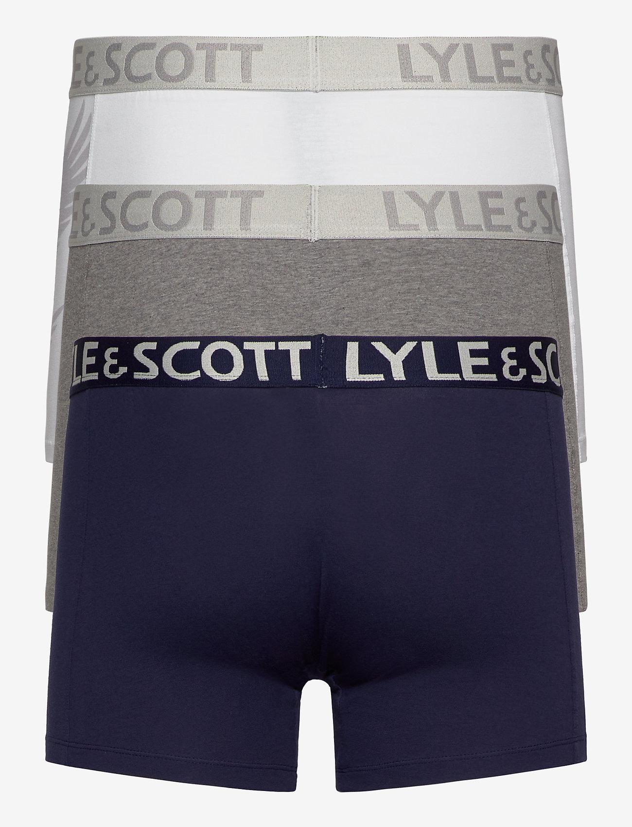 Lyle & Scott - OLIVER - grey marl/bright white/peacoat - 1