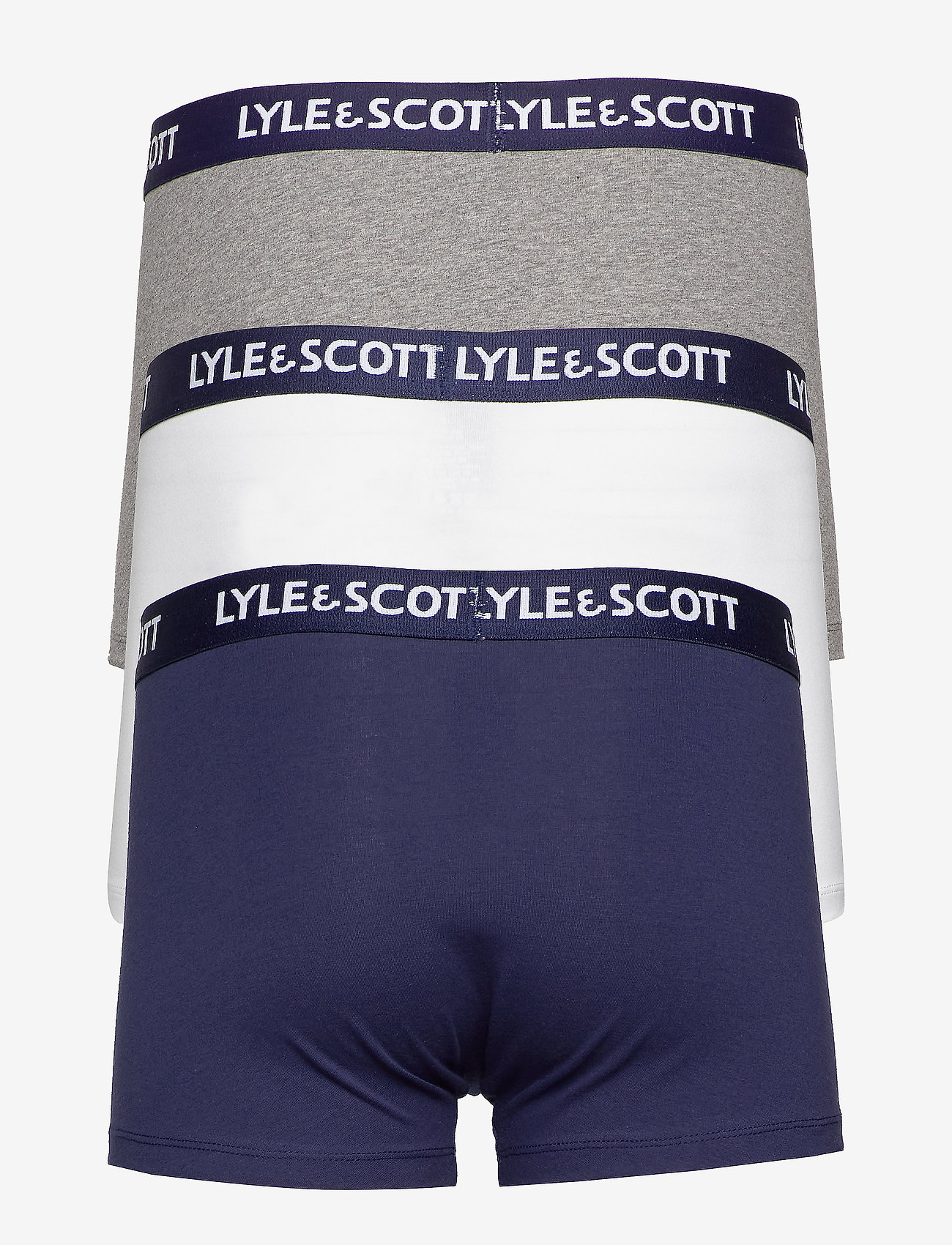 Lyle & Scott - BARCLAY - laveste priser - peacoat/grey marl/bright white - 1