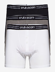 Lyle & Scott - LEWIS - lowest prices - black/bright white/grey marl - 0