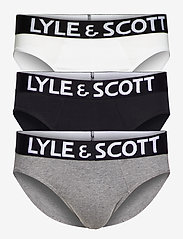 Lyle & Scott - RYDER - briefs - bright white/grey marl/black - 0