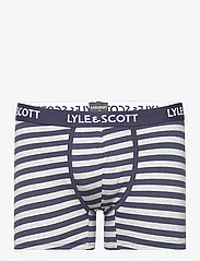Lyle & Scott - ETHAN - majtki w wielopaku - peacoat/stripe/grey marl - 2