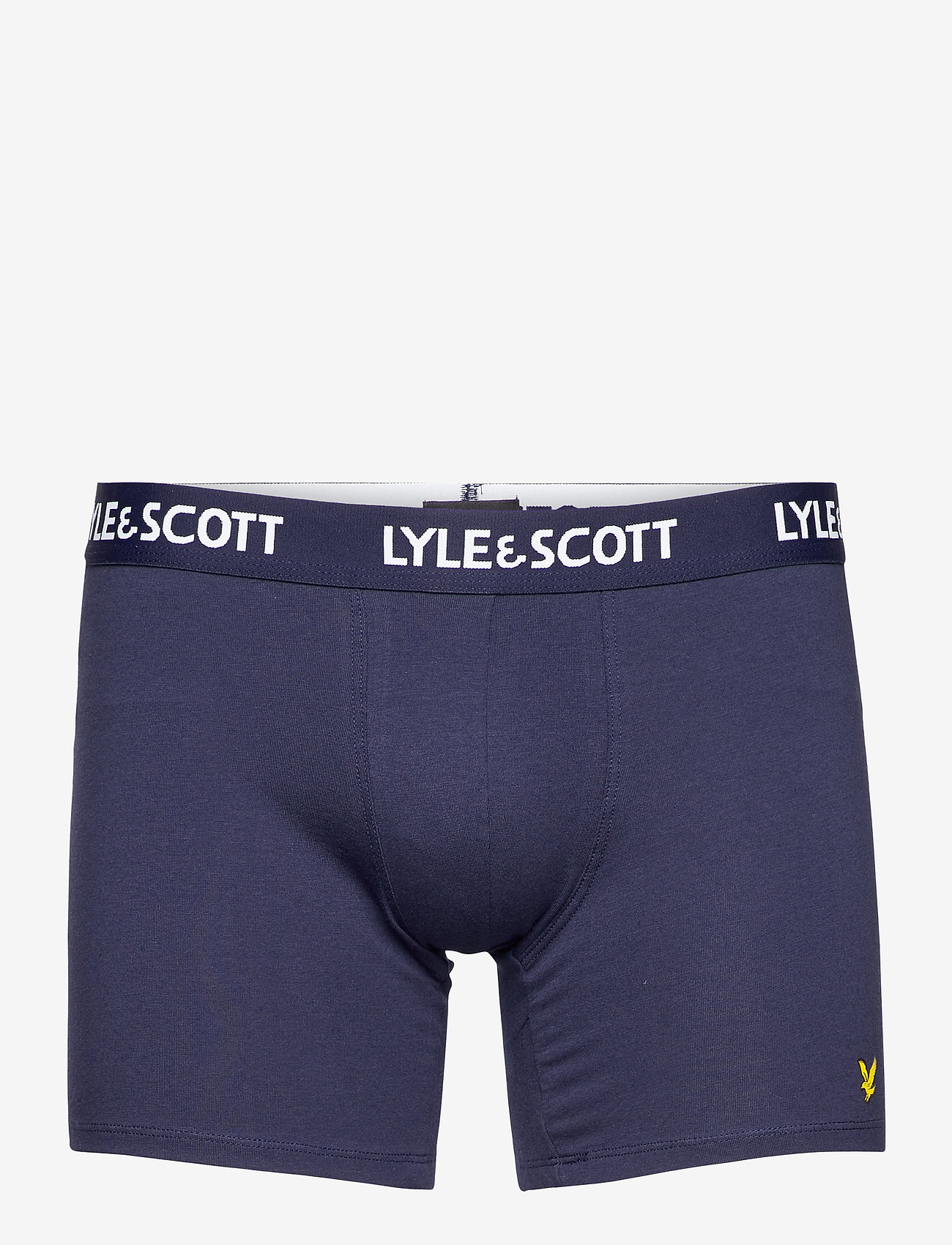 Lyle & Scott - AUSTIN - bright white - check - peacoat - 4