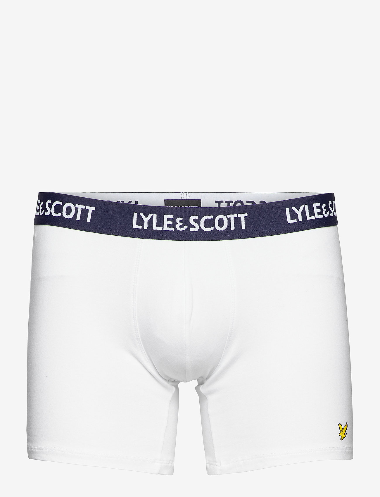 Lyle & Scott - AUSTIN - bright white - check - peacoat - 2