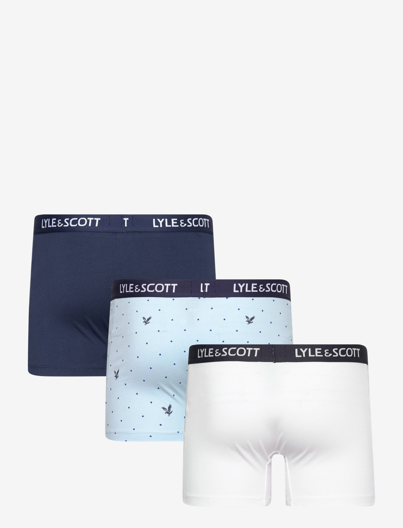 Lyle & Scott - ELLIOT - peacoat/aop/bright white - 2
