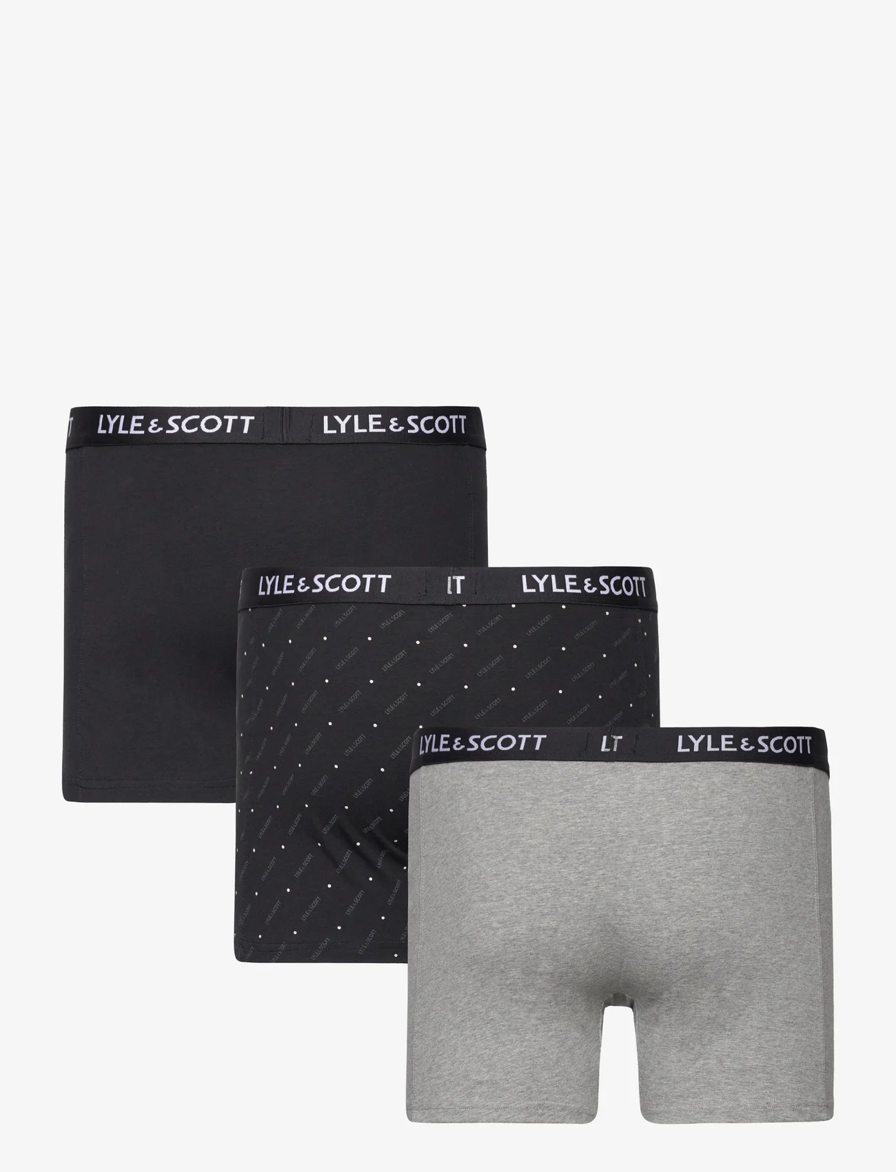 Lyle & Scott - ELLIOT - die niedrigsten preise - bright white/aop/grey marl - 1