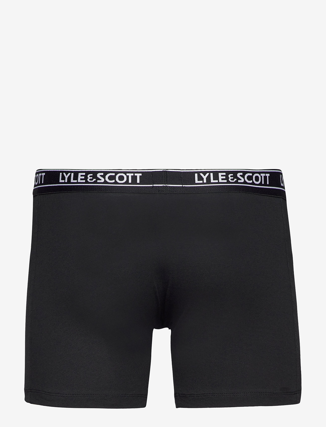 Lyle & Scott - QUINCY - black - bright white - grey marl - 3