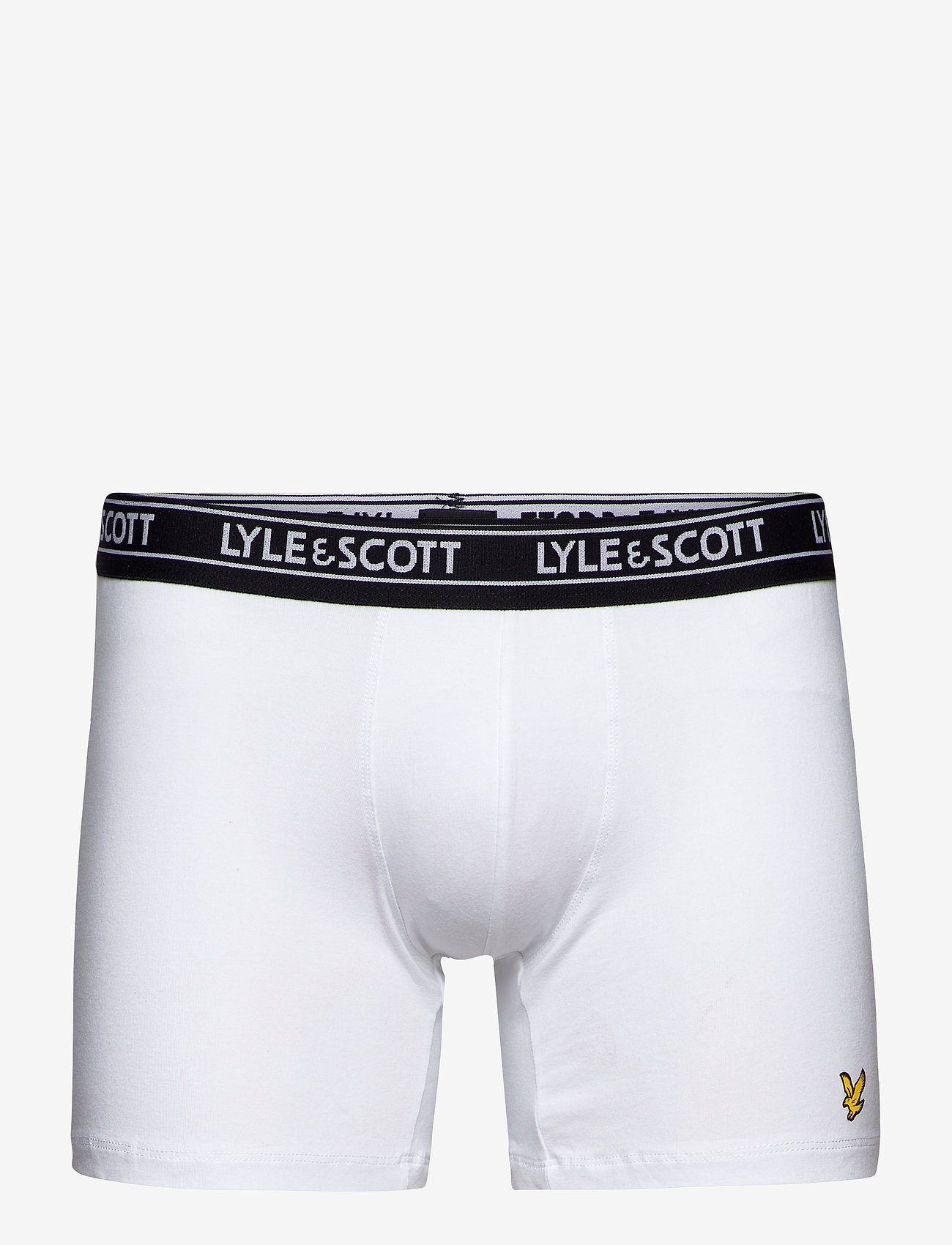 Lyle & Scott - QUINCY - black - bright white - grey marl - 4