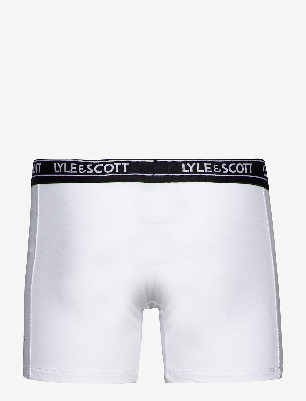Lyle & Scott - QUINCY - black - bright white - grey marl - 5