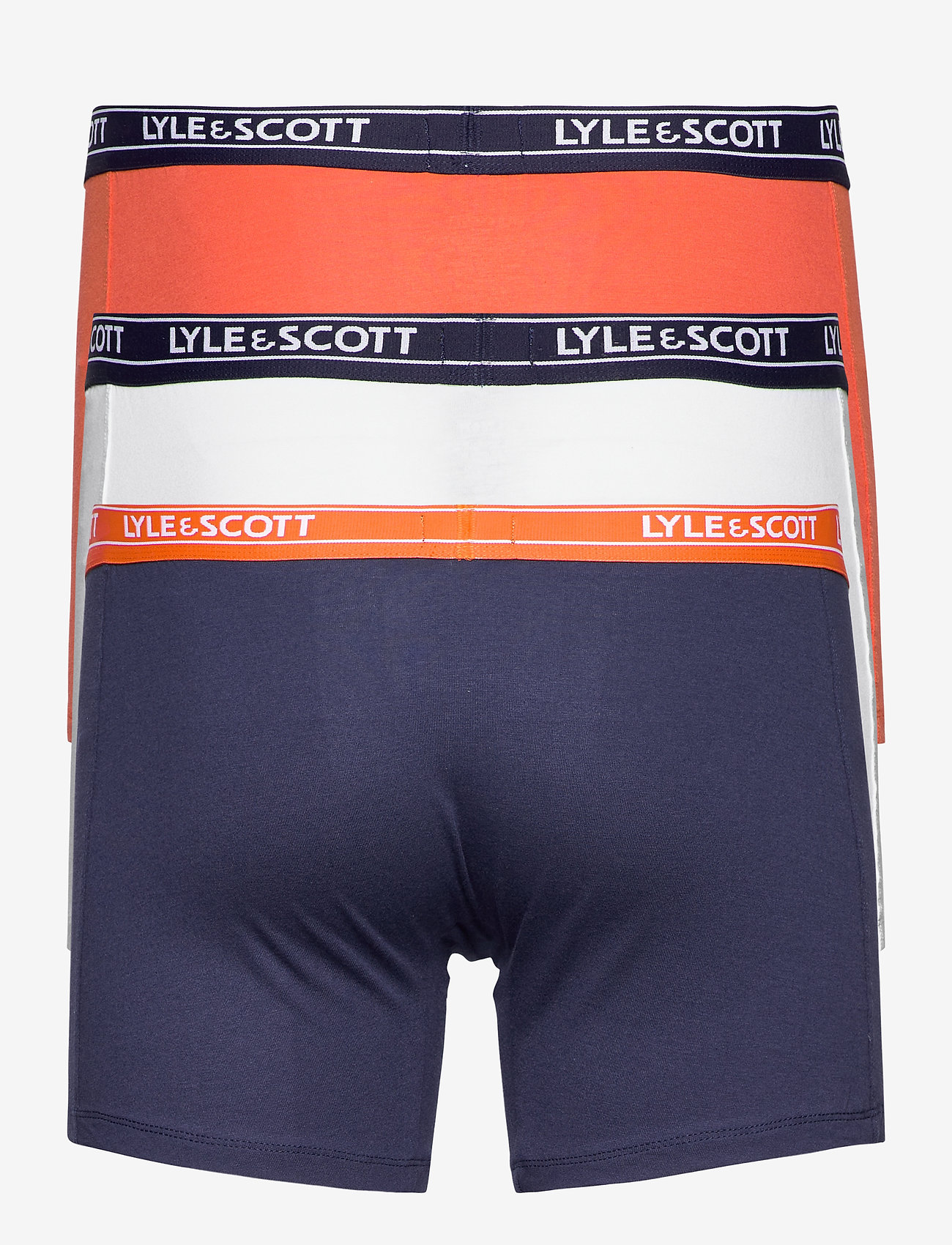 Lyle & Scott - QUINCY - peacoat - bright white - pureed pumpkin - 1