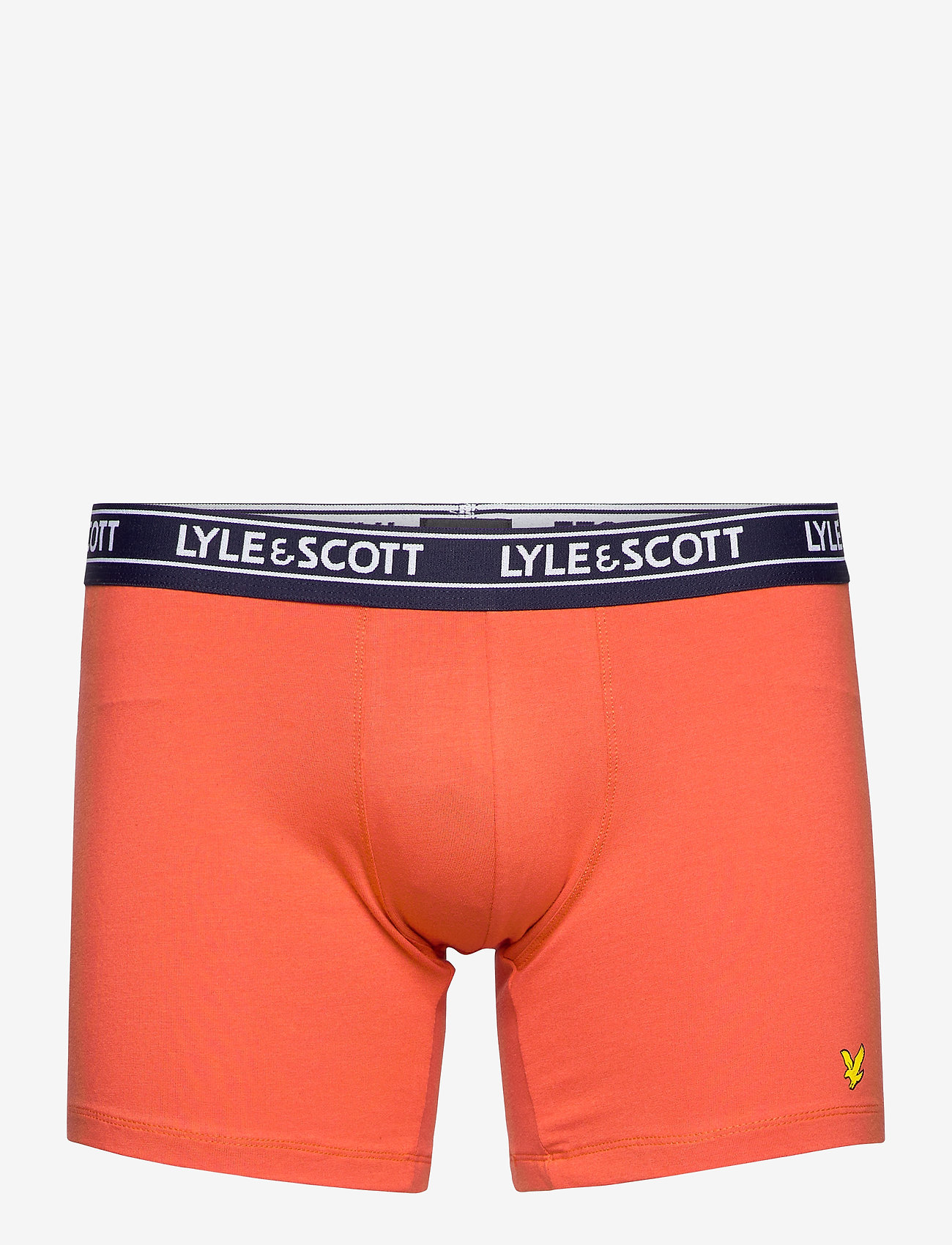 Lyle & Scott - QUINCY - peacoat - bright white - pureed pumpkin - 4