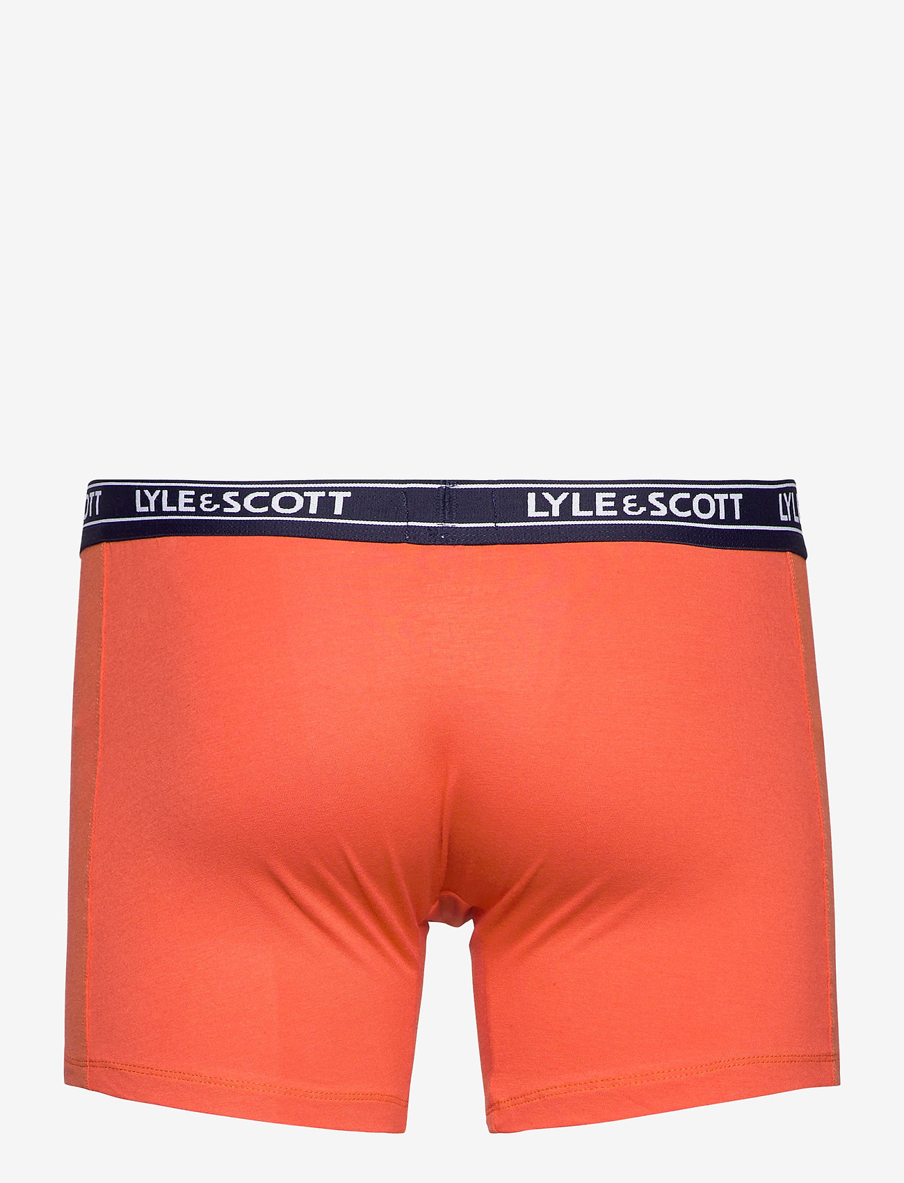 Lyle & Scott - QUINCY - peacoat - bright white - pureed pumpkin - 5