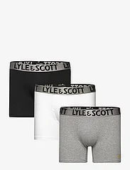 Lyle & Scott - CHRISTOPHER - boxer briefs - black/bright white/grey marl - 0
