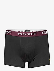 Lyle & Scott - BOOKER 5 PACK TRUNKS + 5 PACK SOCKS - boxerkalsonger - black - 14