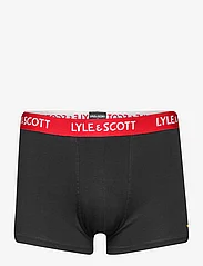 Lyle & Scott - BOOKER 5 PACK TRUNKS + 5 PACK SOCKS - boxerkalsonger - black - 16