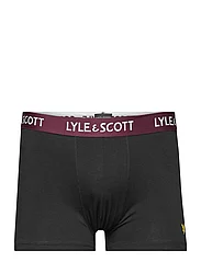 Lyle & Scott - BOOKER 5 PACK TRUNKS + 5 PACK SOCKS - boxer briefs - black - 4