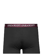Lyle & Scott - BOOKER 5 PACK TRUNKS + 5 PACK SOCKS - bokserit - black - 5