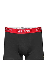 Lyle & Scott - BOOKER 5 PACK TRUNKS + 5 PACK SOCKS - boxerkalsonger - black - 6