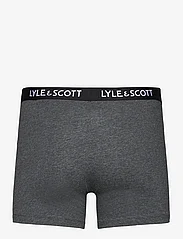 Lyle & Scott - FLOYD - trunks - dark grey marl/stripe/black/stripe/wine tasting - 8