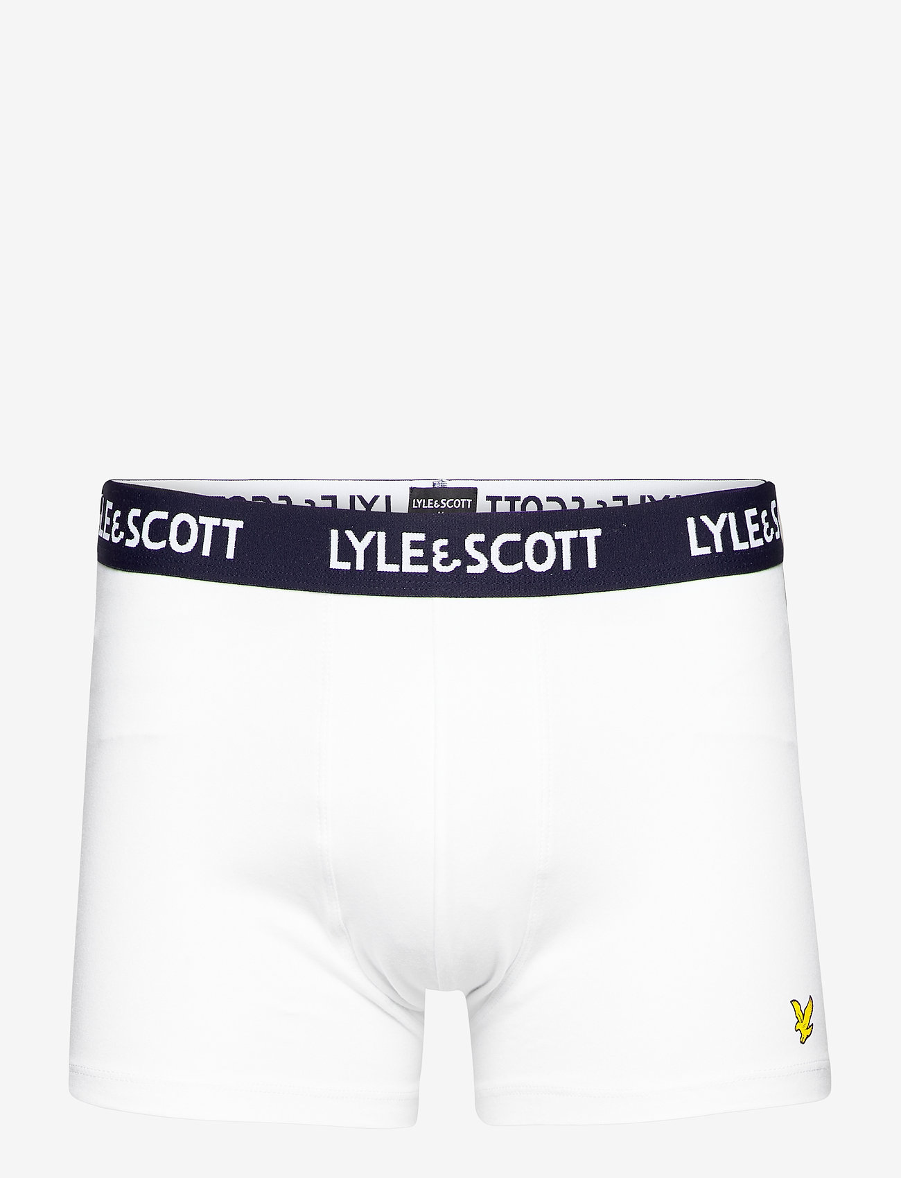 Lyle & Scott - BARCLAY - bright white- neptune green - peacoat - 2