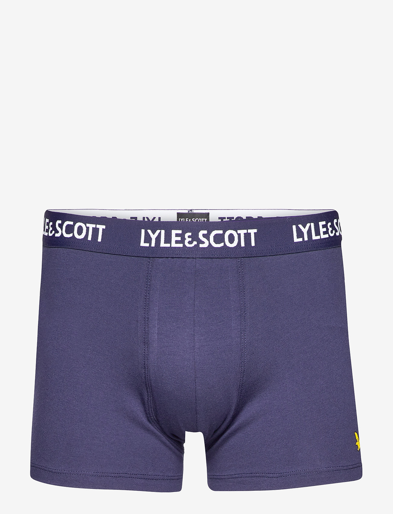 Lyle & Scott - BARCLAY - bright white- neptune green - peacoat - 4