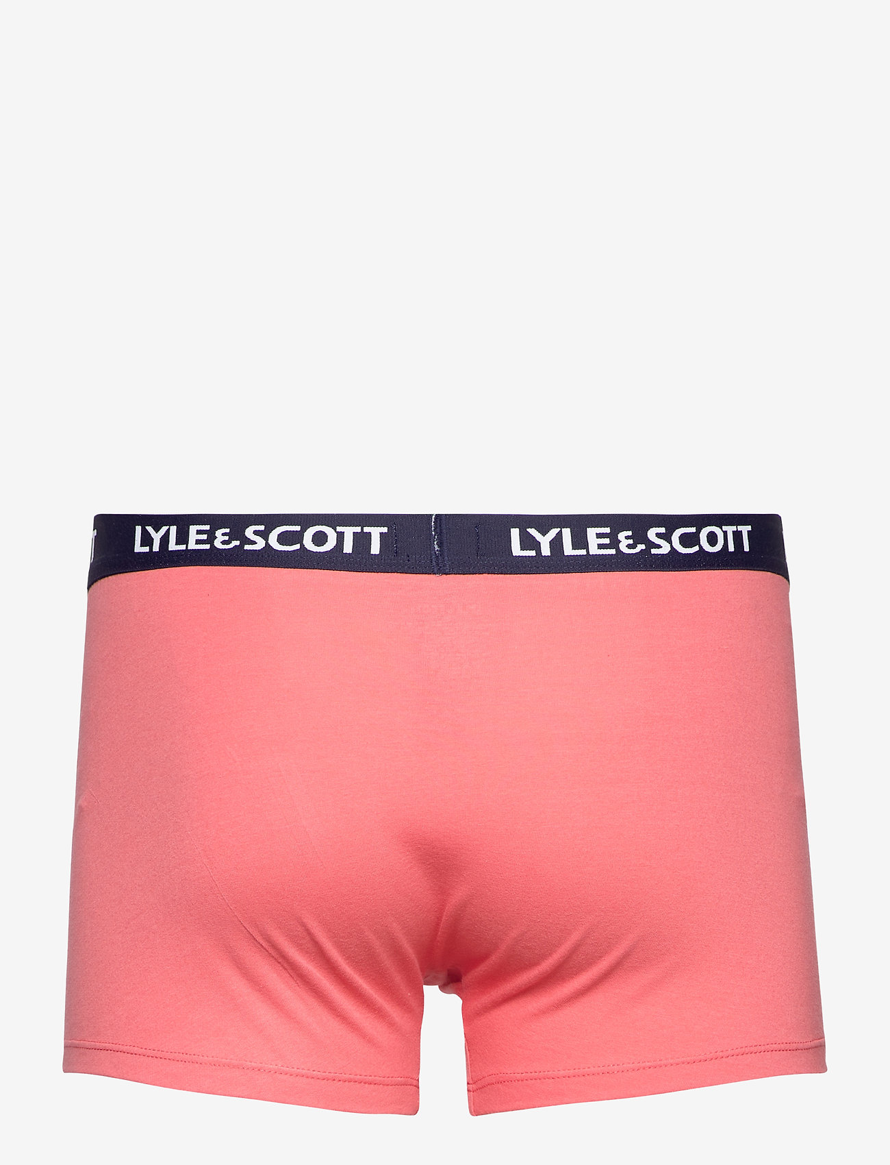 Lyle & Scott - BARCLAY - tea rose - bright white - imperial blue - 3