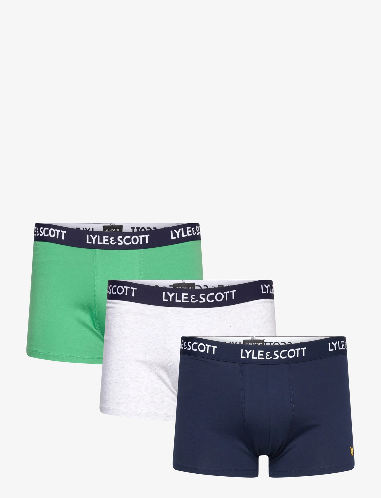 Lyle & Scott - BARCLAY - boxerkalsonger - green spruce/light grey marl/peacoat - 0