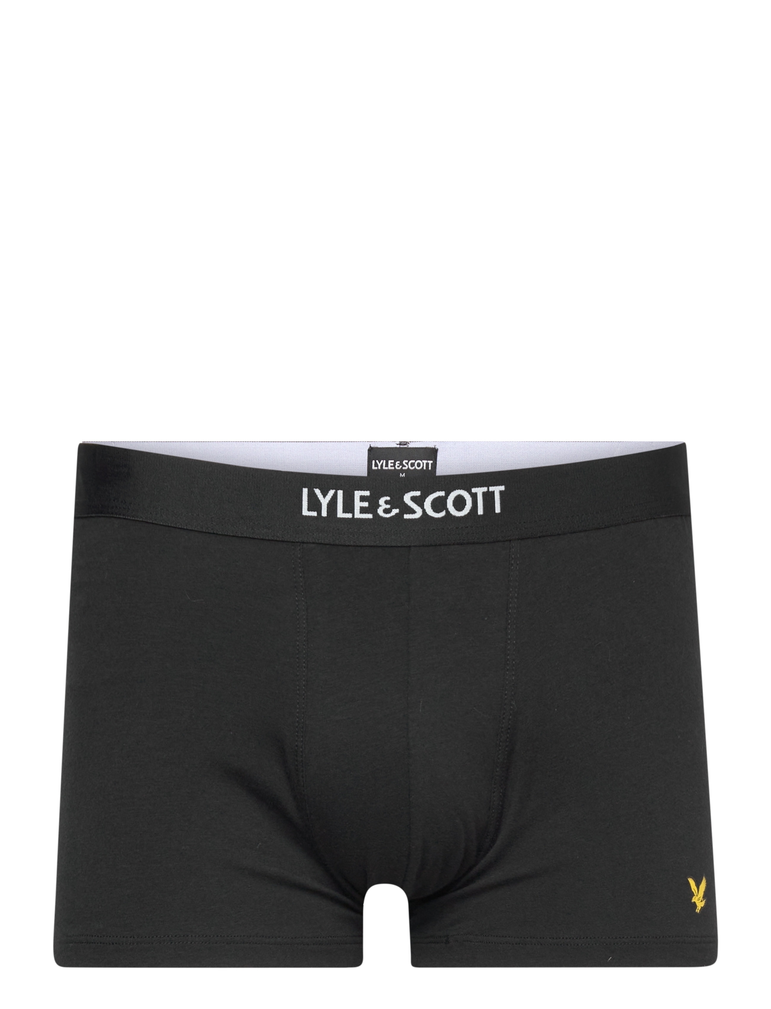 Lyle & Scott - NATHAN - trunks - bright white/grey marl/black - 2