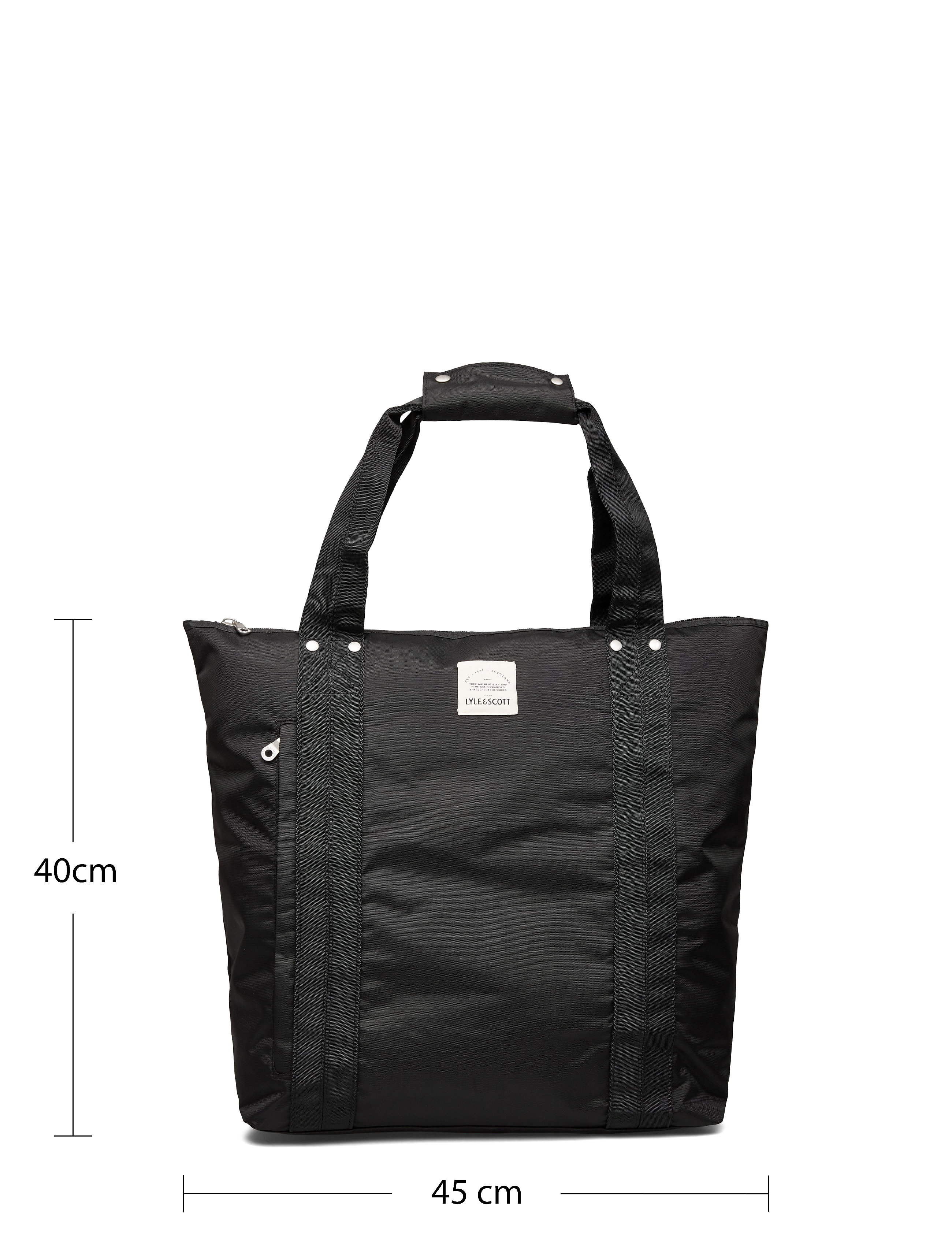 Lyle & Scott - Nylon Weekend Tote - true black - 4