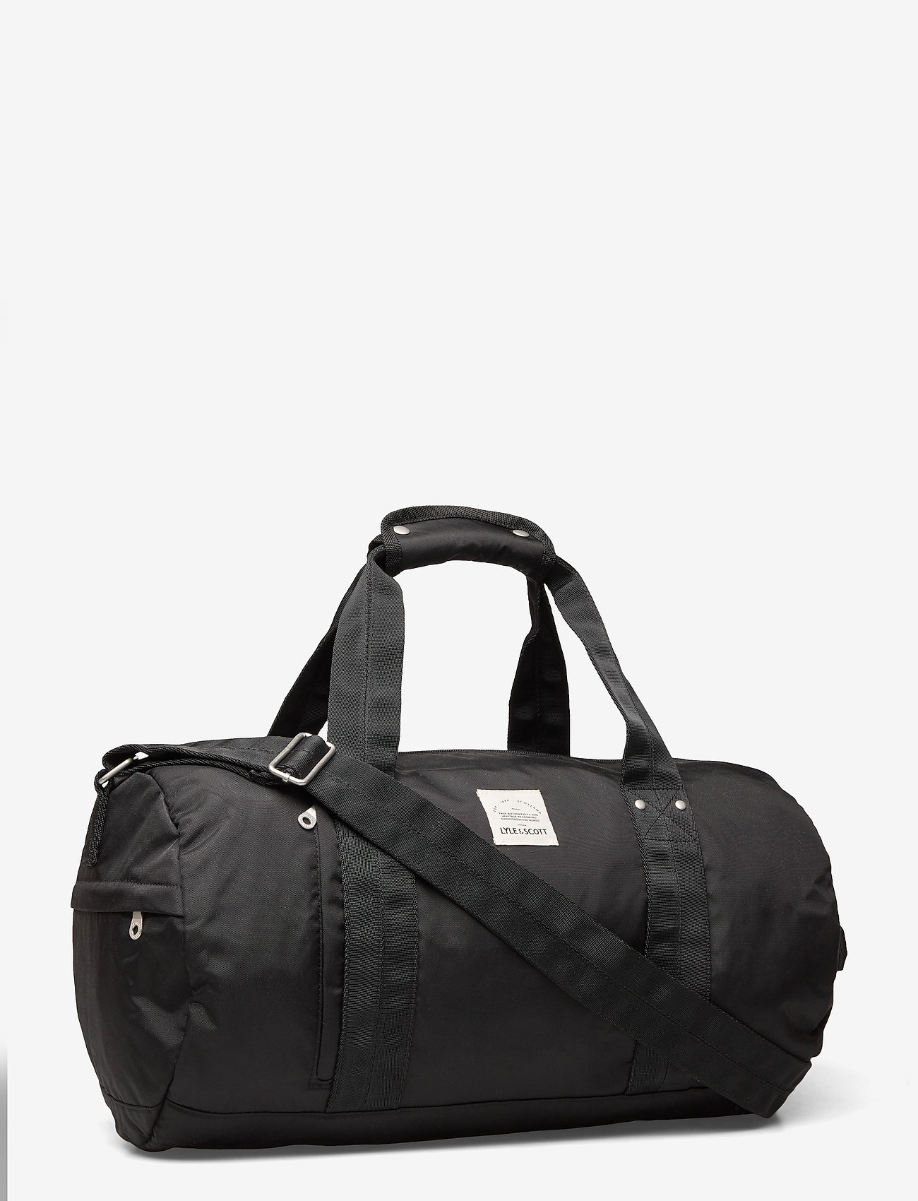 Lyle & Scott - Nylon Barrel Bag - true black - 2