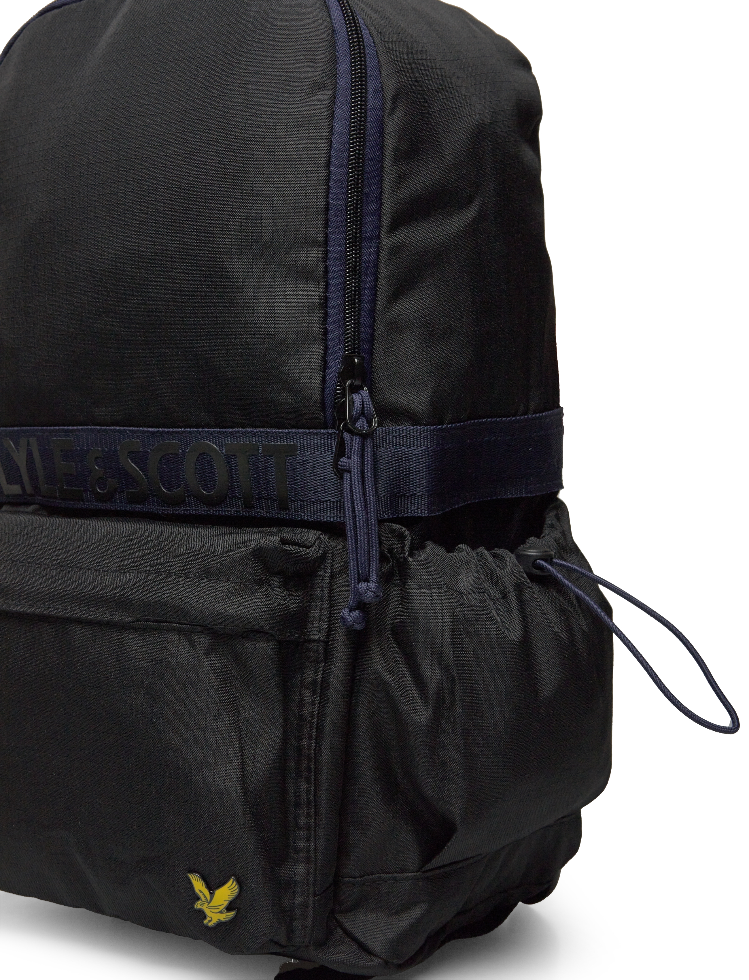 Lyle & Scott - Recycled Ripstop Backpack - true black - 3