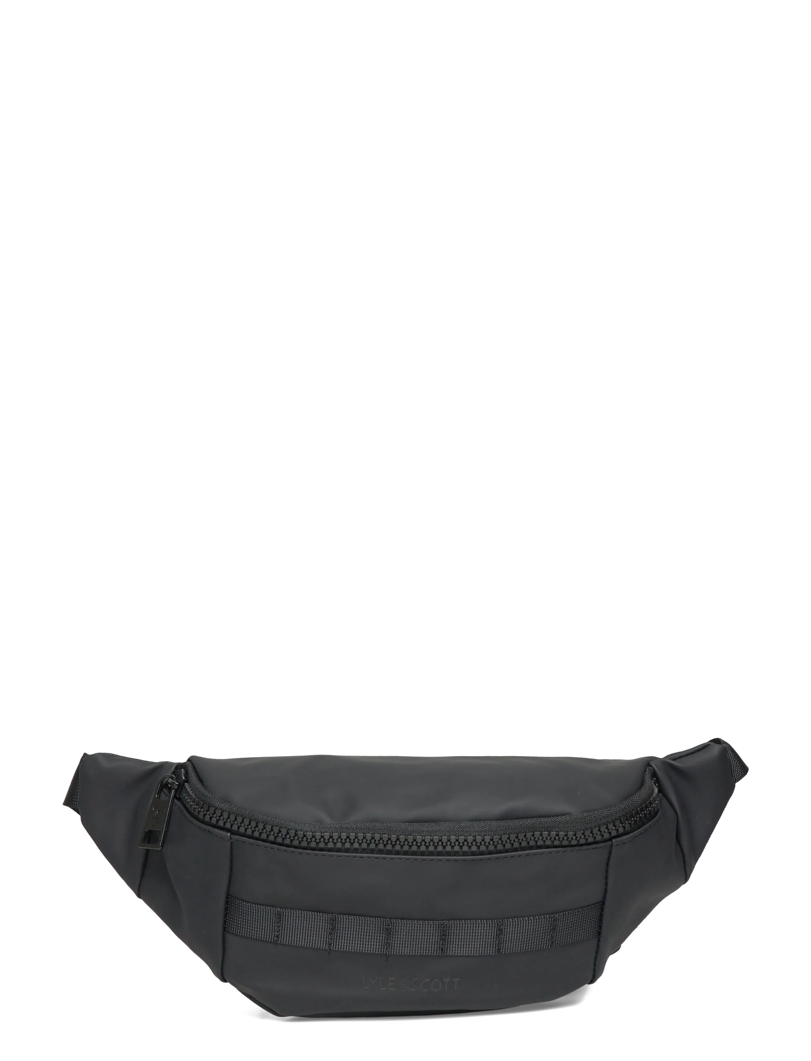 Lyle & Scott Weather Resistant Cross Body Bag - Laukut - JET BLACK / grey