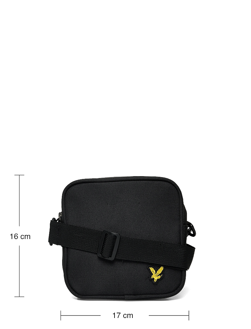 Lyle & Scott - Cross Body Bag - magväskor - z865 jet black - 3