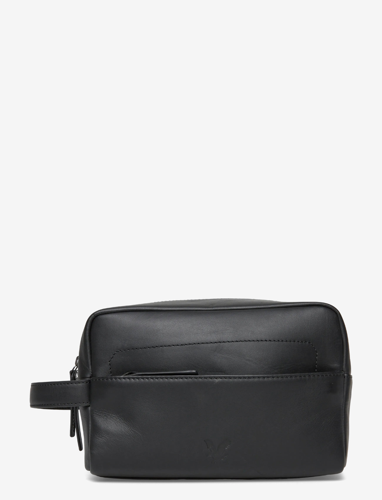 Lyle & Scott - Leather Washbag - necessärer - z865 jet black - 0