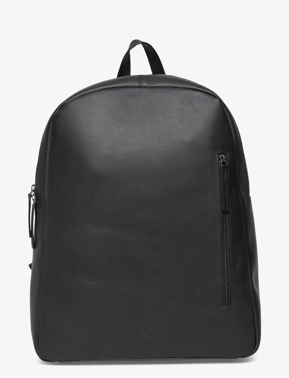 Lyle & Scott - Leather Backpack - shop by occasion - z865 jet black - 0