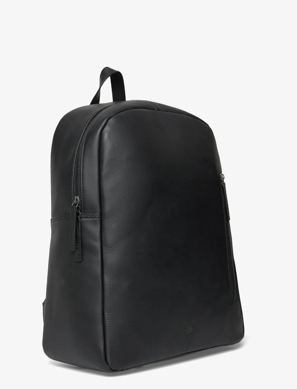 Lyle & Scott - Leather Backpack - shop by occasion - z865 jet black - 2