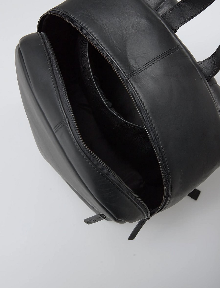 Lyle & Scott - Leather Backpack - business-rucksäcke - z865 jet black - 5