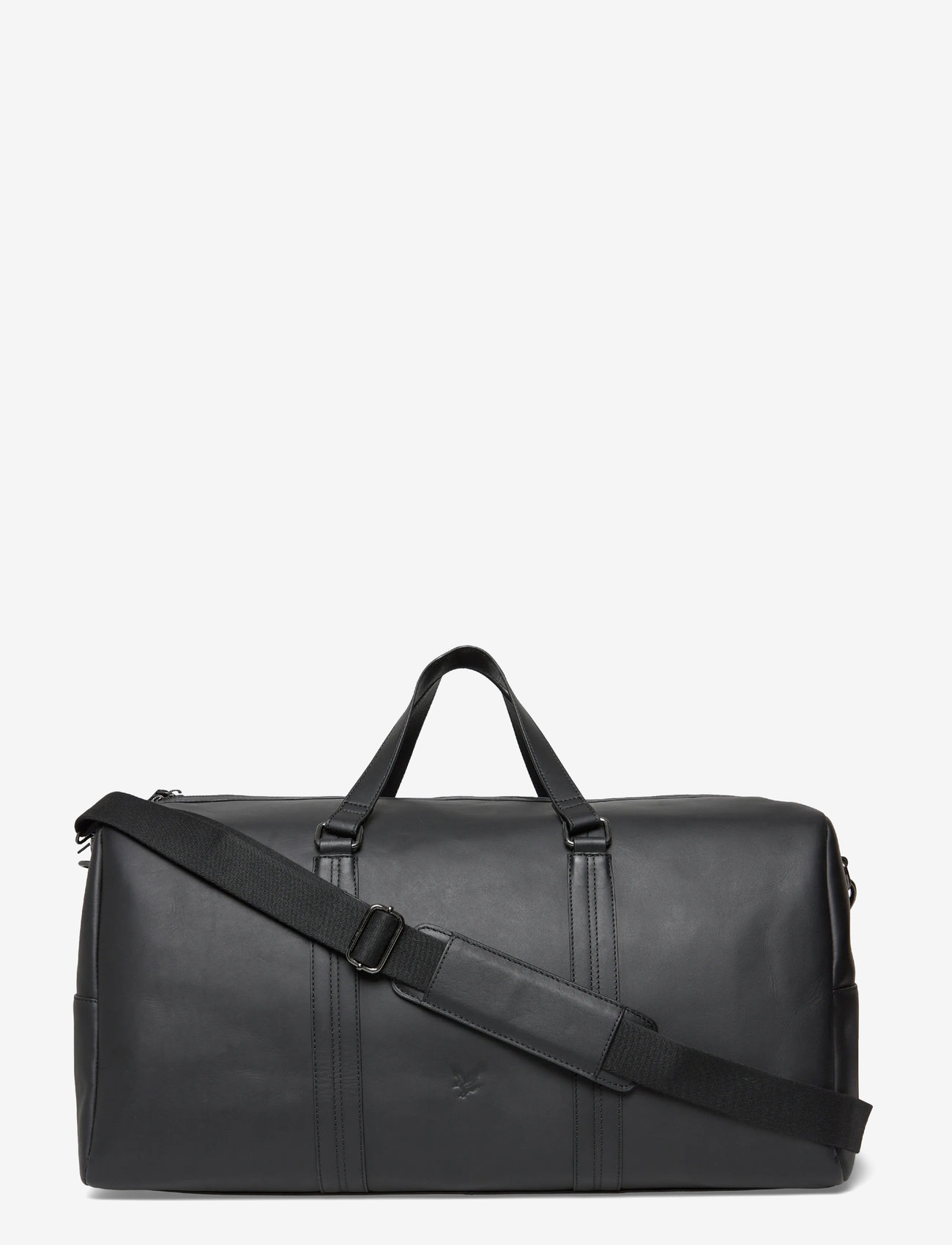 Lyle & Scott - Leather Holdall - nach anlass kaufen - z865 jet black - 0