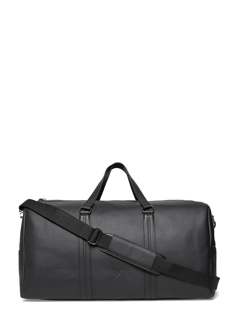Lyle & Scott - Leather Holdall - nach anlass kaufen - z865 jet black - 0