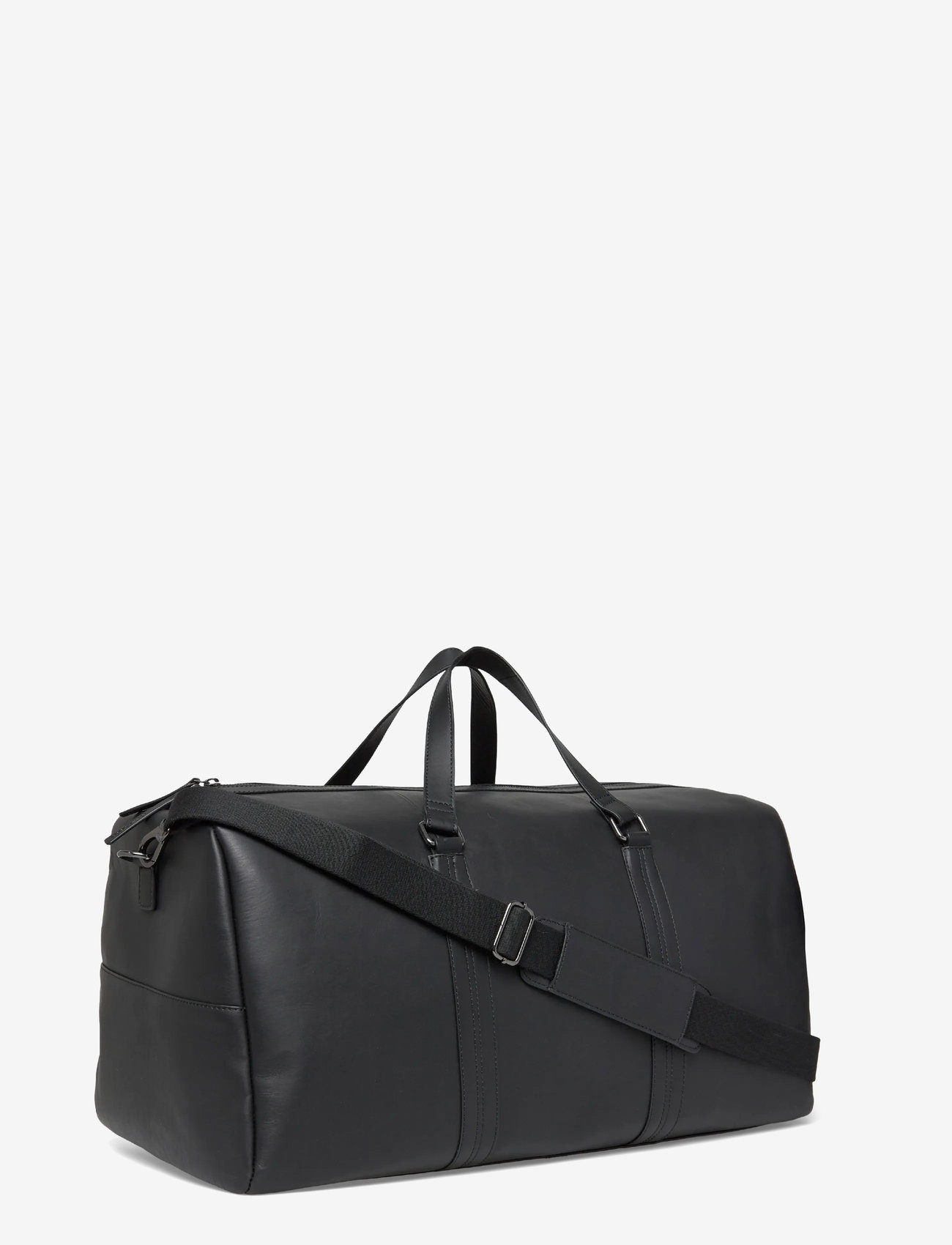 Lyle & Scott - Leather Holdall - nach anlass kaufen - z865 jet black - 2