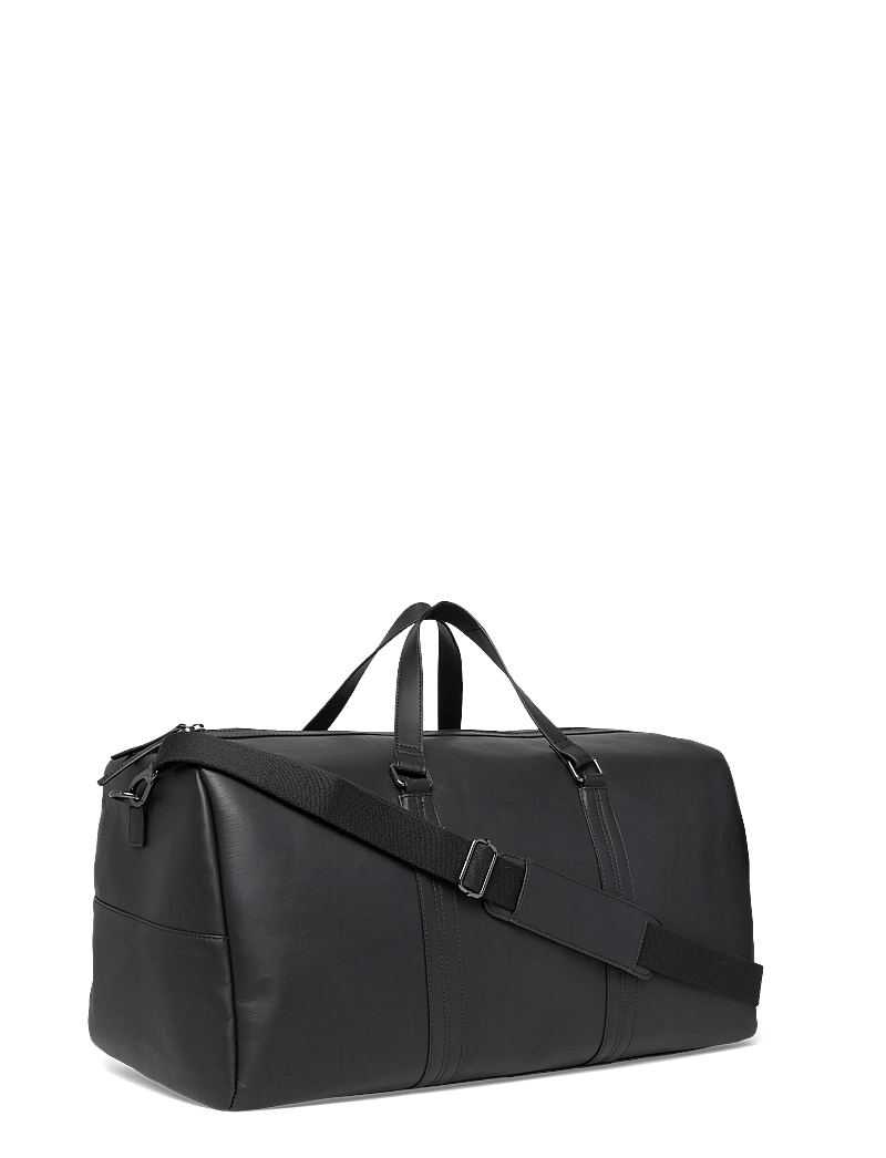 Lyle & Scott - Leather Holdall - nach anlass kaufen - z865 jet black - 2