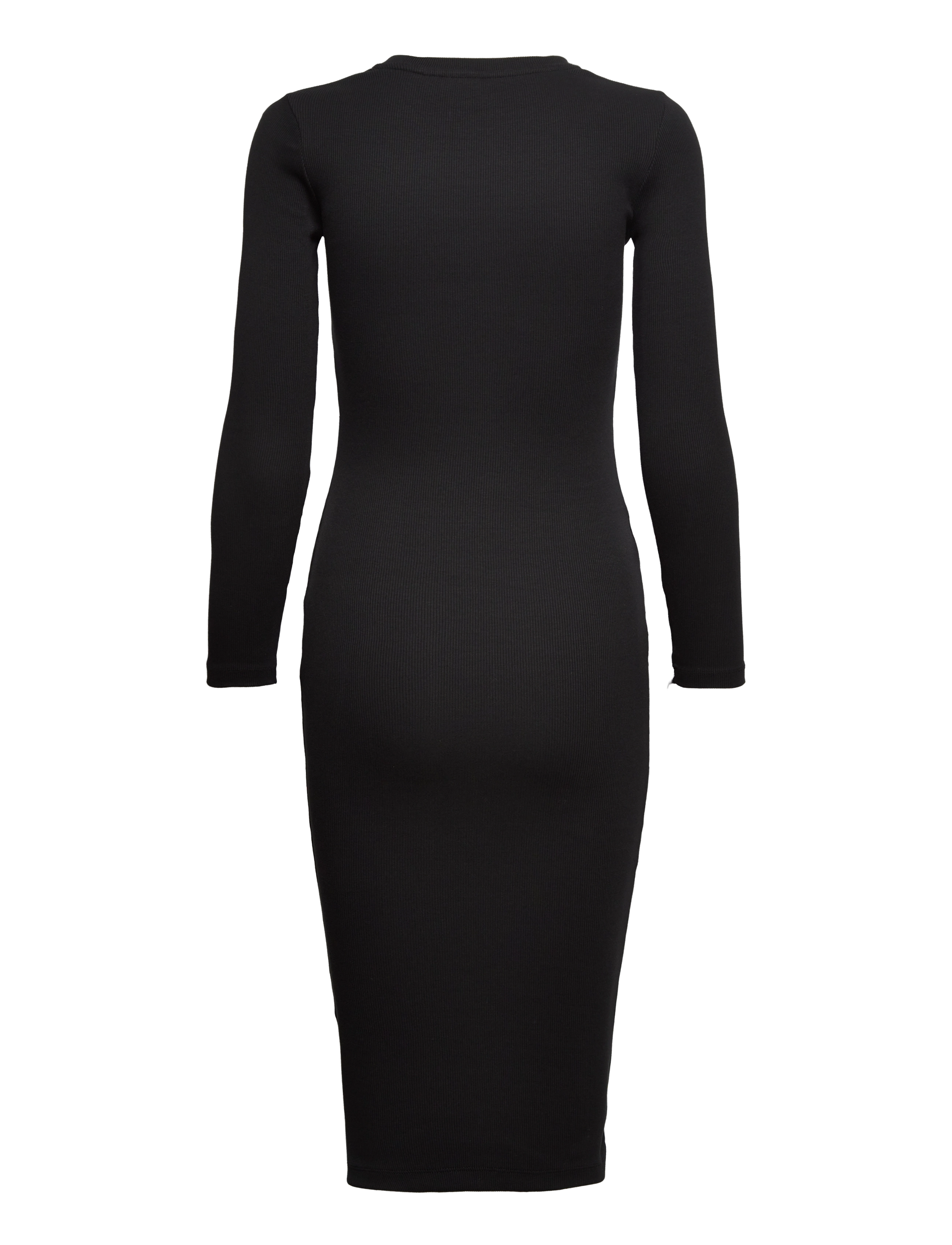 Lyle & Scott - LS Ribbed Dress - jet black - 1