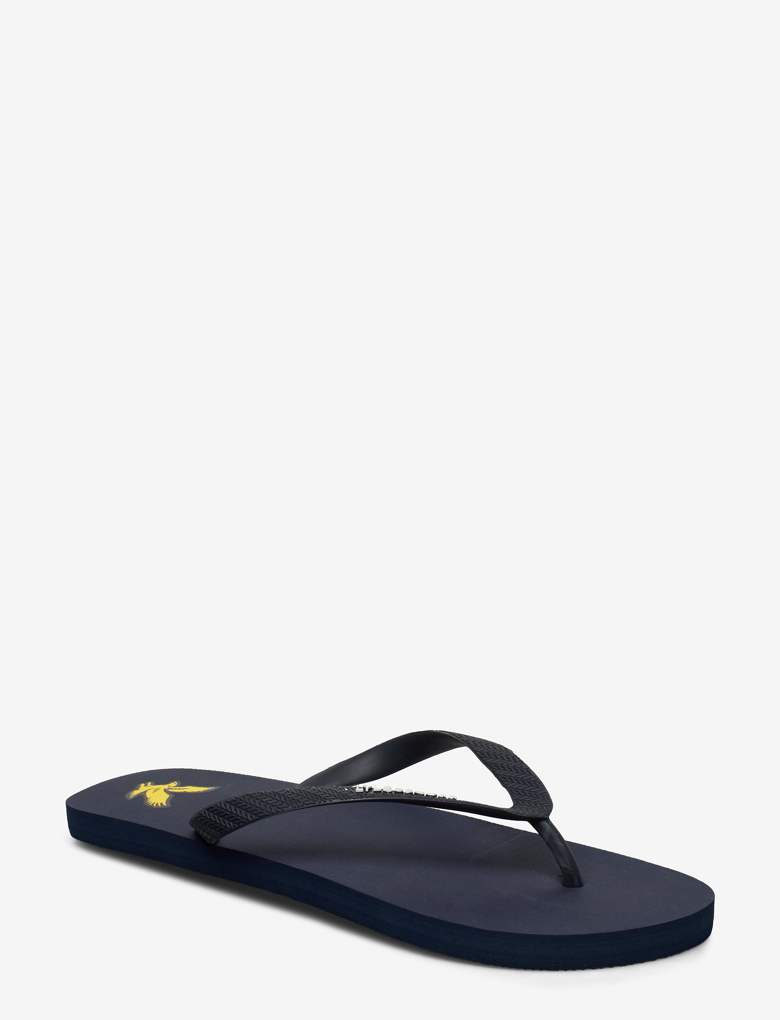 Lyle & Scott Flip Flop, 40.5, Sandals, Blau - Flops, Männerswear