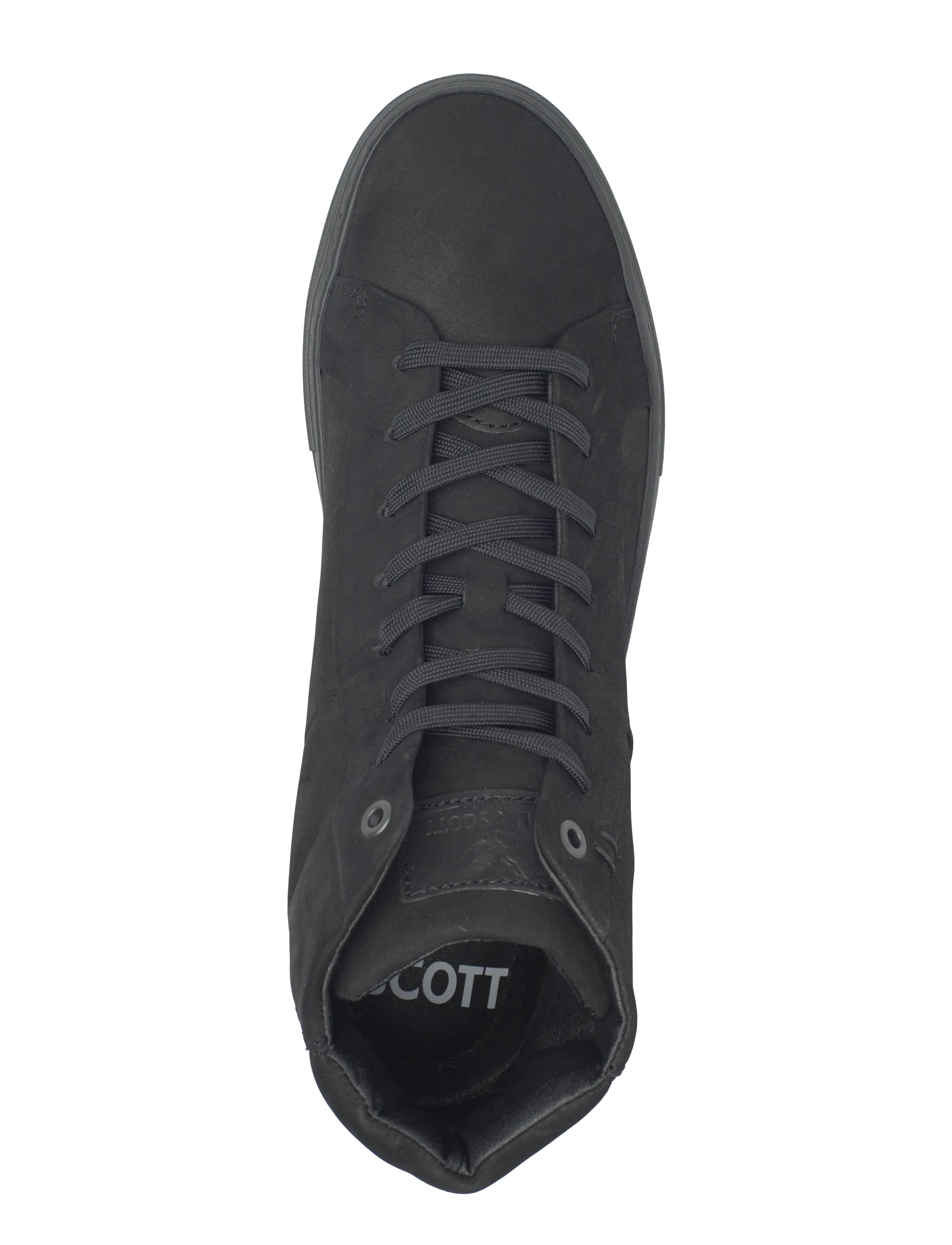 Lyle & Scott - Coe Mid Leather - herren - z291 black/black sole - 3
