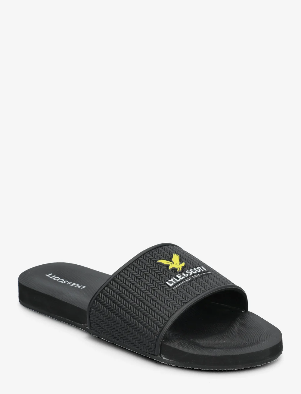 Lyle Scott Logo Easy Slide summer shoes shop at Booztlet