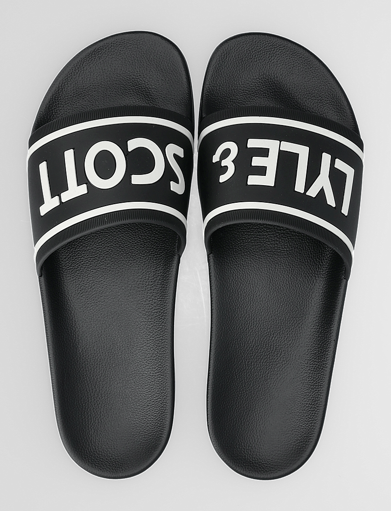 Lyle & Scott - Lyle & Scott Slider - badesandaler - z865 jet black - 3