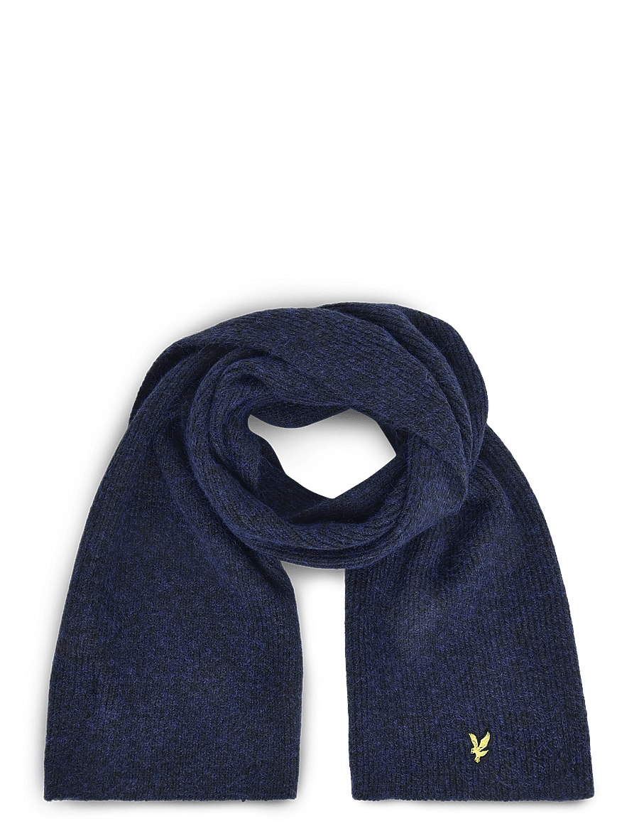 Lyle & Scott - Brushed Scarf and Beanie Set - winterschals - dark navy - 2