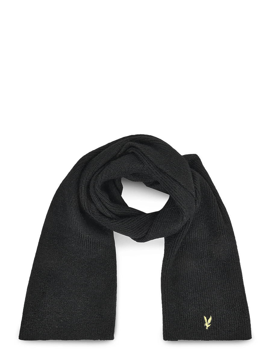 Lyle & Scott - Brushed Scarf and Beanie Set - winterschals - jet black - 2