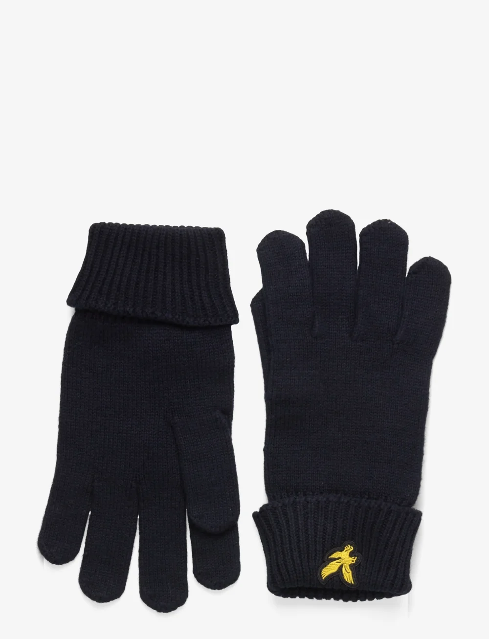 Lyle & Scott - Cotton Merino Gloves - handschuhe - z271 dark navy - 0