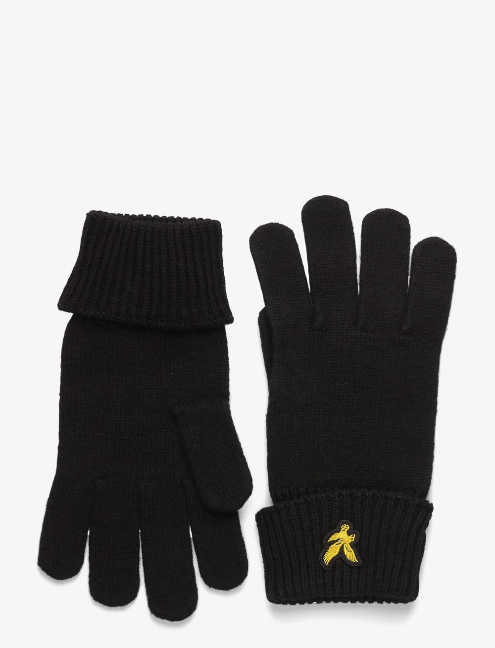 Lyle & Scott - Cotton Merino Gloves - handsker & vanter - z865 jet black - 0
