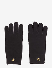 Lyle & Scott - Racked rib gloves - handschuhe - true black - 0